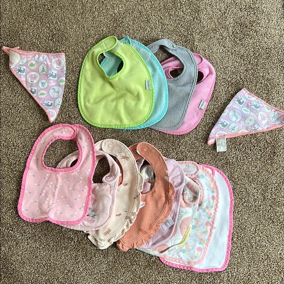 Carter's Other - Colorful Baby Bib Set of 14 3-12 Months
